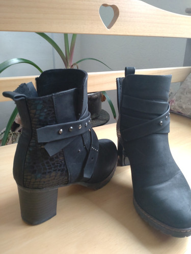 Stiefeletten schwarz 37 - stiefeletten,