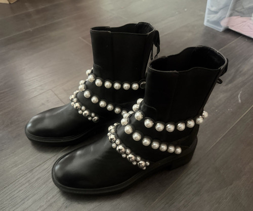 Zara stiefeletten schwarz - zara,