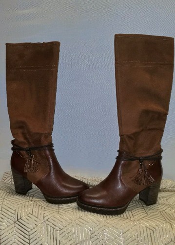 Braune damen stiefel 37 - gr.,