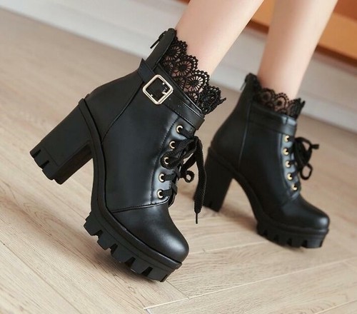 Damen stiefeletten punk - stiefeletten,