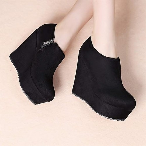 Wedge ankle boots high - ankle,