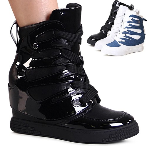 Damen keilabsatz stiefeletten - damen,