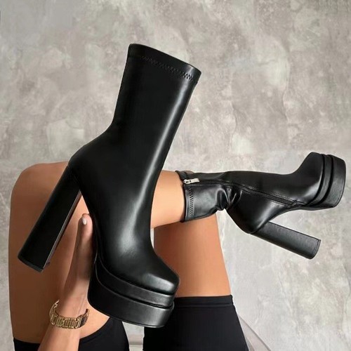 Damen punk stiefeletten - damen,