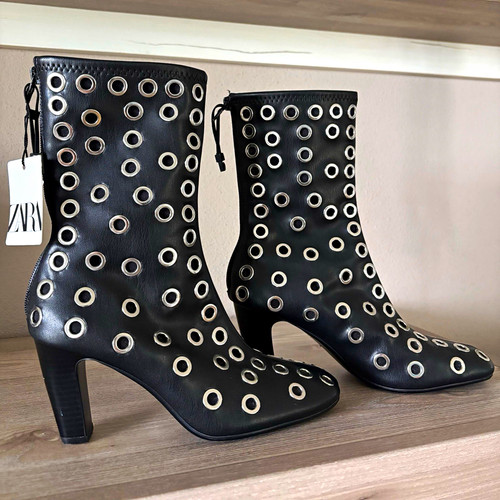 Zara damen stiefeletten nieten - stiefeletten,