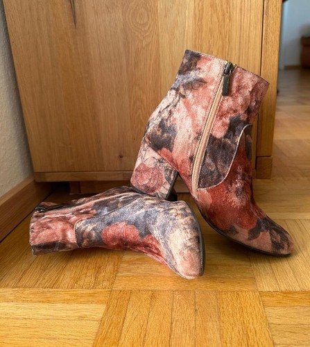 Stiefeletten aus samt - samt, in